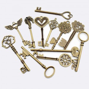 Dekoratyviniai puošybos elementai "Rakteliai 6" (12 vnt.