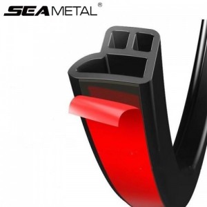 Automobilių durų kraštų apsaugos su dulkių nepraleidžiančia