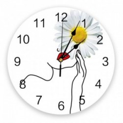 Sieninis laikrodis "Puikieji žiedai" (25 cm)