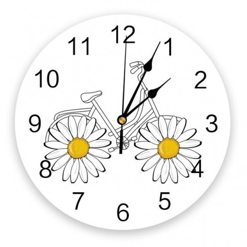 Sieninis laikrodis "Puikieji žiedai" (25 cm)