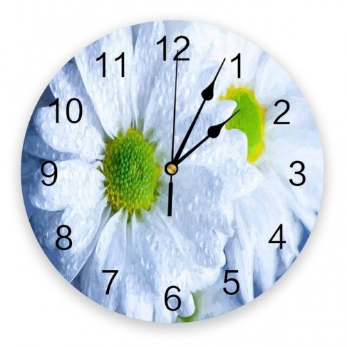 Sieninis laikrodis "Puikieji žiedai" (25 cm)