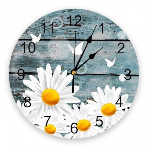 Sieninis laikrodis "Puikieji žiedai" (25 cm)