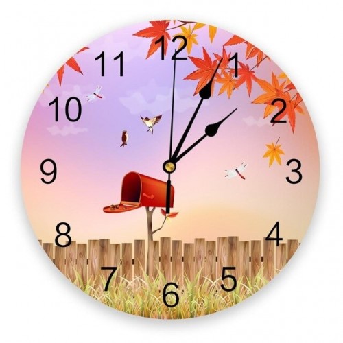 Sieninis laikrodis "Puikiosios gėlės" (25 cm)