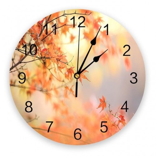 Sieninis laikrodis "Puikiosios gėlės" (25 cm)