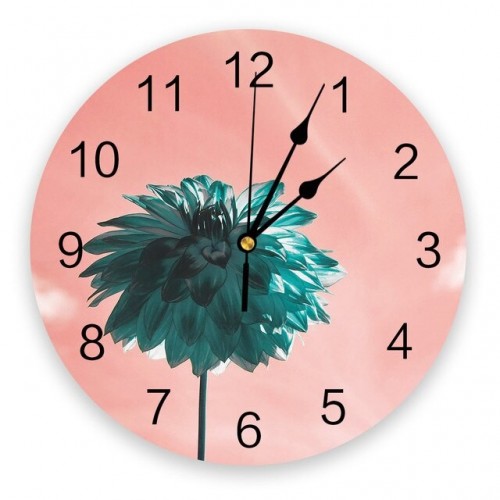 Sieninis laikrodis "Puikiosios gėlės" (25 cm)