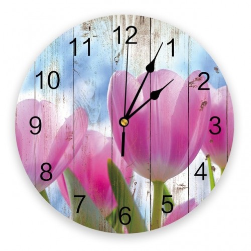 Sieninis laikrodis "Puikiosios gėlės" (25 cm)