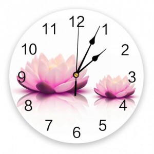 Sieninis laikrodis "Puikiosios gėlės" (25 cm)