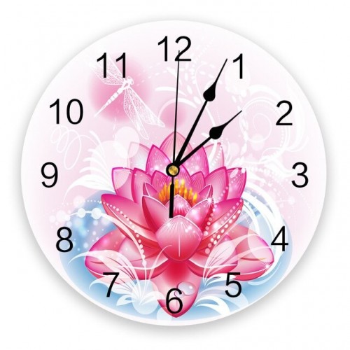 Sieninis laikrodis "Puikiosios gėlės" (25 cm)