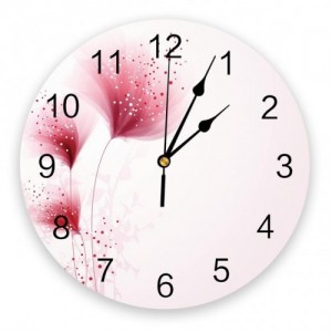 Sieninis laikrodis "Puikiosios gėlės" (25 cm)