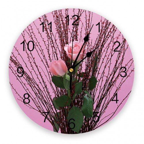 Sieninis laikrodis "Puikiosios gėlės" (25 cm)