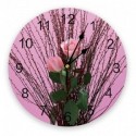 Sieninis laikrodis "Puikiosios gėlės" (25 cm)