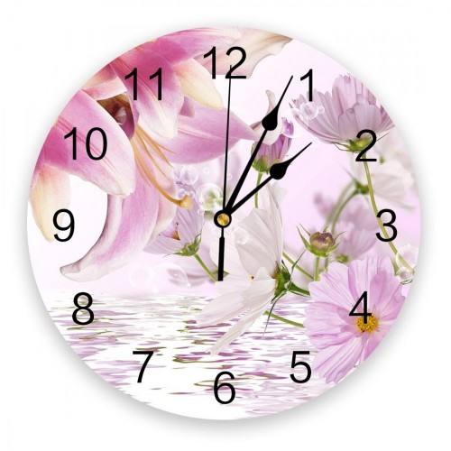 Sieninis laikrodis "Puikiosios gėlės" (25 cm)