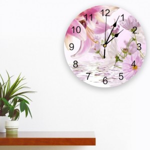 Sieninis laikrodis "Puikiosios gėlės" (25 cm)