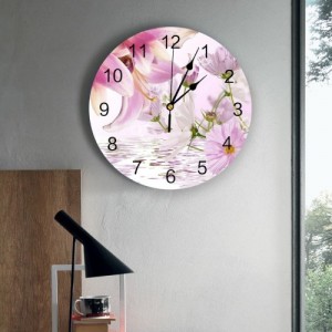 Sieninis laikrodis "Puikiosios gėlės" (25 cm)