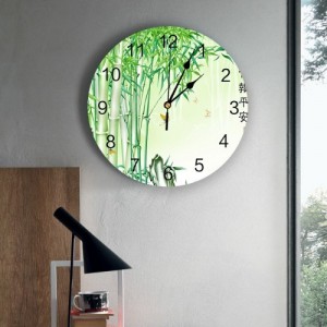 Sieninis laikrodis "Žaliasis bambukų miškas" (25 cm)