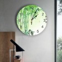 Sieninis laikrodis "Žaliasis bambukų miškas" (25 cm)