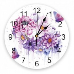 Sieninis laikrodis "Gražiausi žiedai" (25 cm)