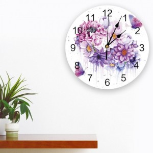 Sieninis laikrodis "Gražiausi žiedai" (25 cm)