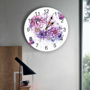 Sieninis laikrodis "Gražiausi žiedai" (25 cm)