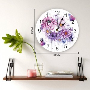 Sieninis laikrodis "Gražiausi žiedai" (25 cm)