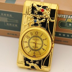 Laikrodis žiebtuvėlis "Auksinės salamandros"