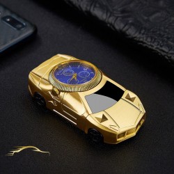 Laikrodis žiebtuvėlis "Auksinis automobilis 5" (atsparus vėjui)