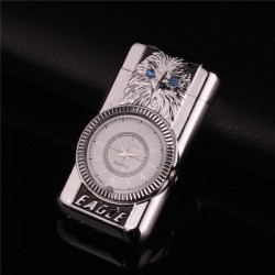 Laikrodis žiebtuvėlis "Sidabrinis erelis 2" (atsparus vėjui)