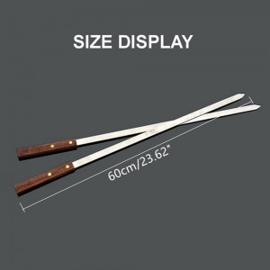 Plieniniai iešmai kepimui "Profesionalas 6" (60 cm)