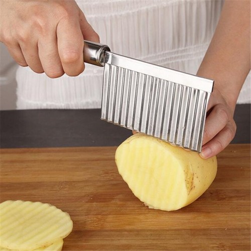 Plieninė bulvyčių forminė pjaustyklė "Tikslumo etalonas 2"