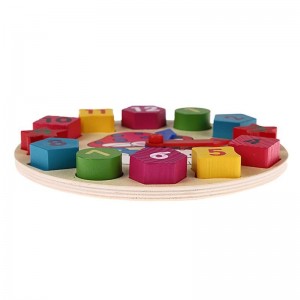 Medinė dėlionė "Puikusis laikrodis"