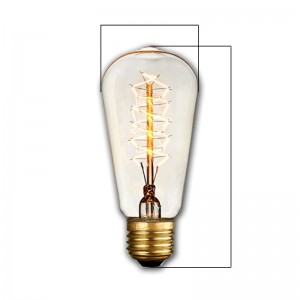Dekoratyvinė lemputė "Edison" (E27, ST64)