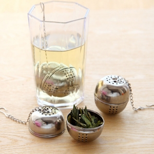 Plieninis arbatos sietelis "Burbulas turbulas"