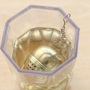 Plieninis arbatos sietelis "Burbulas turbulas"