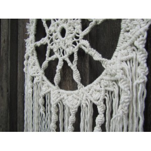 Macrame pinta rankų darbo dekoracija "Aušrinė žvaigždė"