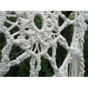 Macrame pinta rankų darbo dekoracija "Aušrinė žvaigždė"