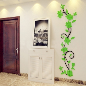 Lipdukas "Nuostabi žalioji gėlė" (24 x 80 cm)