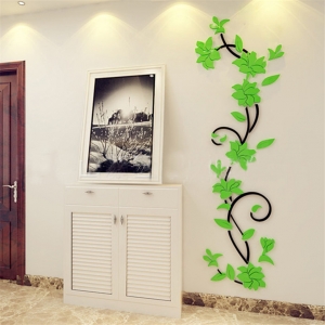 Lipdukas "Nuostabi žalioji gėlė" (24 x 80 cm)