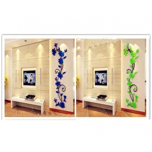 Lipdukas "Nuostabi mėlynoji gėlė" (24 x 80 cm)