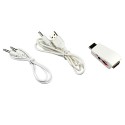 1080P HDMI į VGA vaizdo konverteris adapteris + USB maitinimo audio laidas