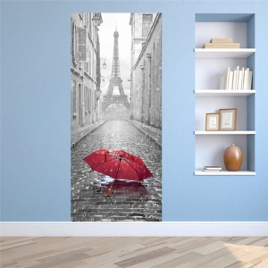 3D lipdukas "Paryžiaus romantika" (77 x 200 cm)