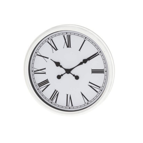 Sieninis laikrodis "Baltoji klasika" (50 cm)