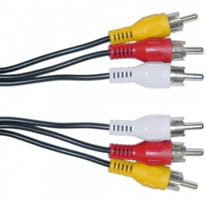 RCA sudėtinis garso, vaizdo AV kabelis