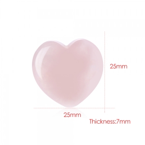 Dekoratyviniai puošybos elementai "Rožinė širdelė"