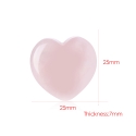 Dekoratyviniai puošybos elementai "Rožinė širdelė"
