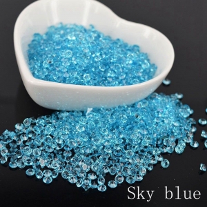 Dekoratyviniai puošybos elementai "Spalvotieji kristalai" (2000 vnt.)