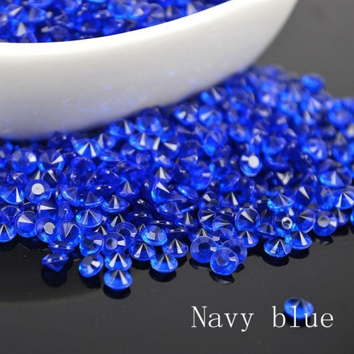 Dekoratyviniai puošybos elementai "Spalvotieji kristalai" (2000 vnt.)