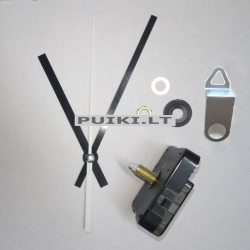 Laikrodžio mechanizmas "Stilingoji juodoji elegancija" (5 vnt.)