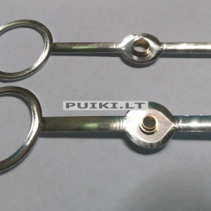 Laikrodžio mechanizmas "Stilingieji sidabriniai raktai" (10 vnt.)