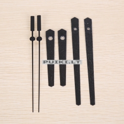 Laikrodžio mechanizmas "Juodoji klasikinė tvirtybė 3" (10 vnt.)