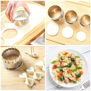 Figūrinė pjaustyklė "Trys gėlytės". 3 vnt.